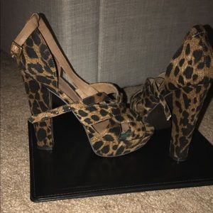 Aldo | Shoes | Aldo Leopard Print Platform | Poshmark